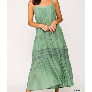 NWT sage ‘Natural Love Maxi’ Dress
